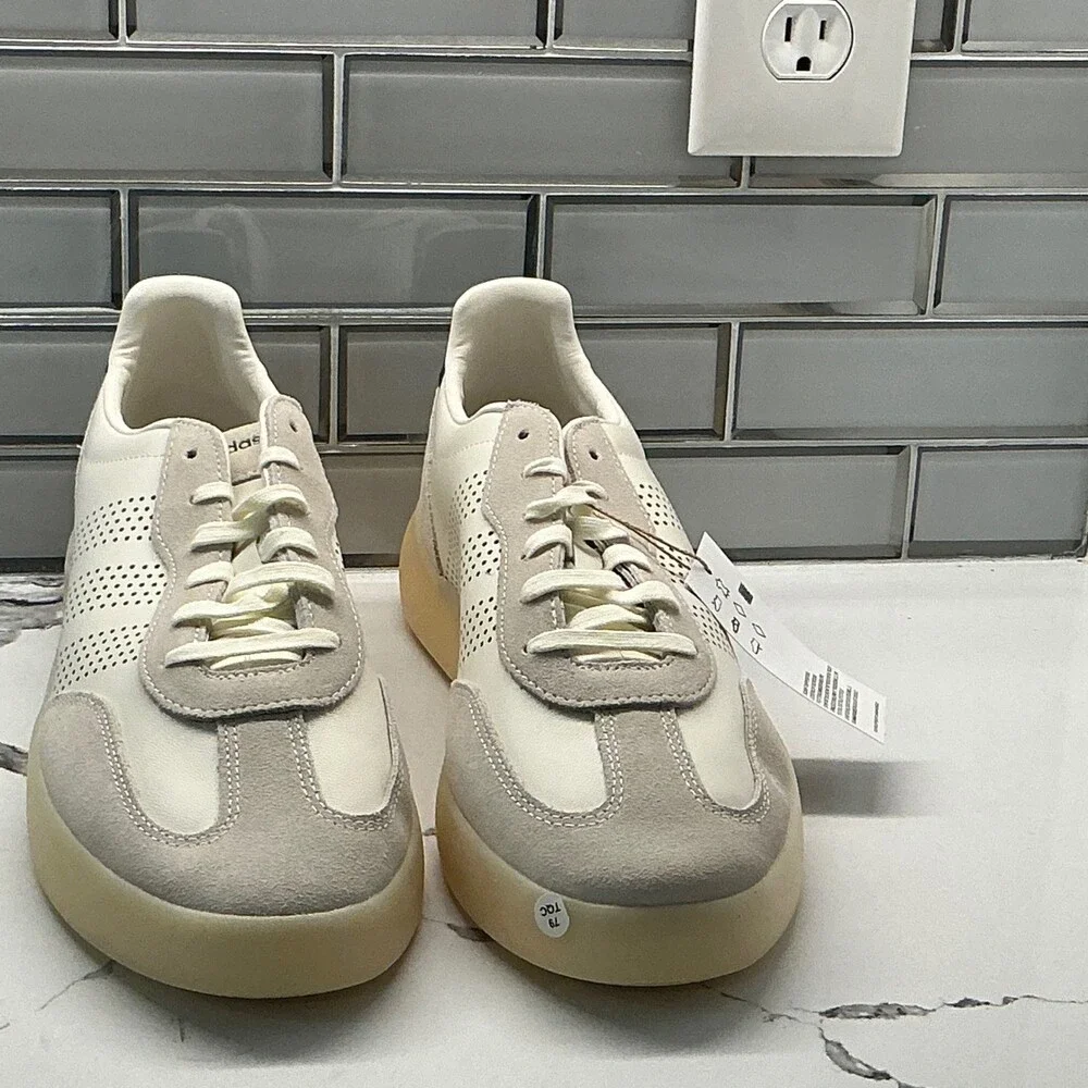 Adidas Barreda Decode V2 Men's White Suede Casual Sneakers‎ Shoes Size 12